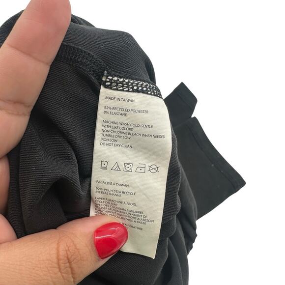 Prana Black Leggings with Stretchy Fabric and Wide Waistband - Picture 7 of 9